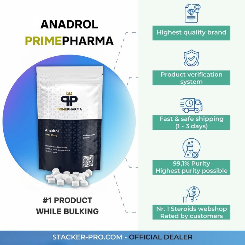 Anadrol 25mg - Prime Pharma