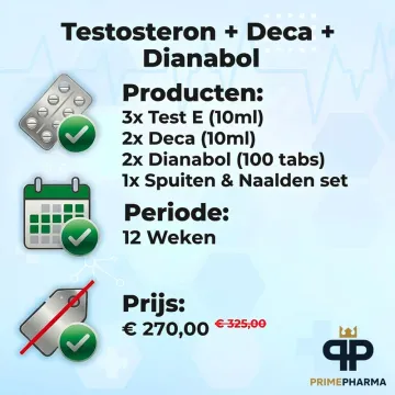 Test E + Deca + Dianabol - Cycle