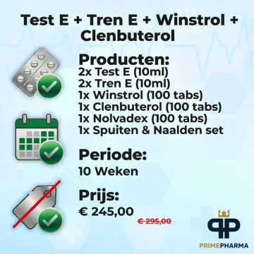 Test E + Tren E + Winstrol + Clenbuterol - Cycle
